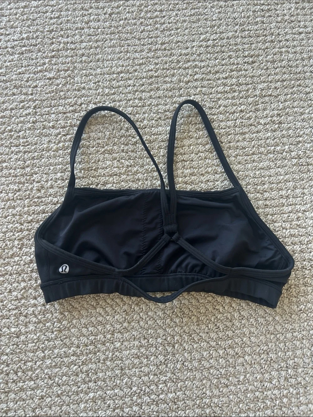 lululemon athletica Black Strappy Low-Impact Sports Bra